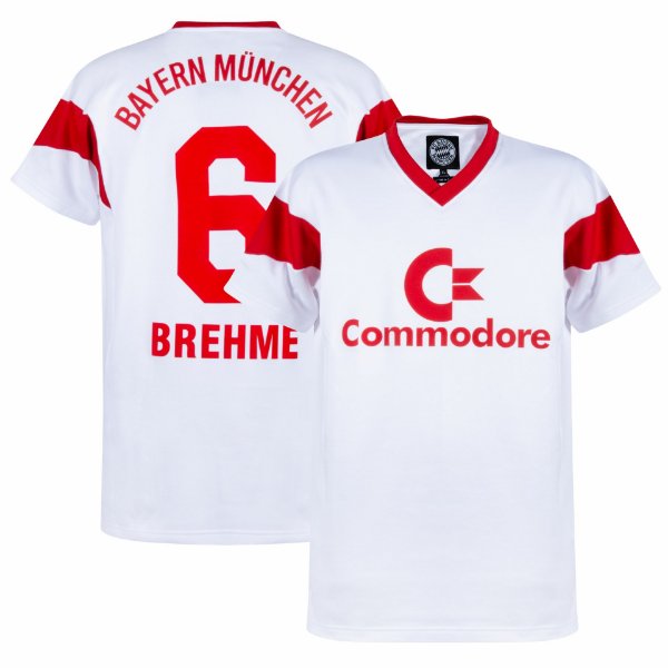 Bayern Munich Retro Football Shirt 1987-1988 + Brehme 6