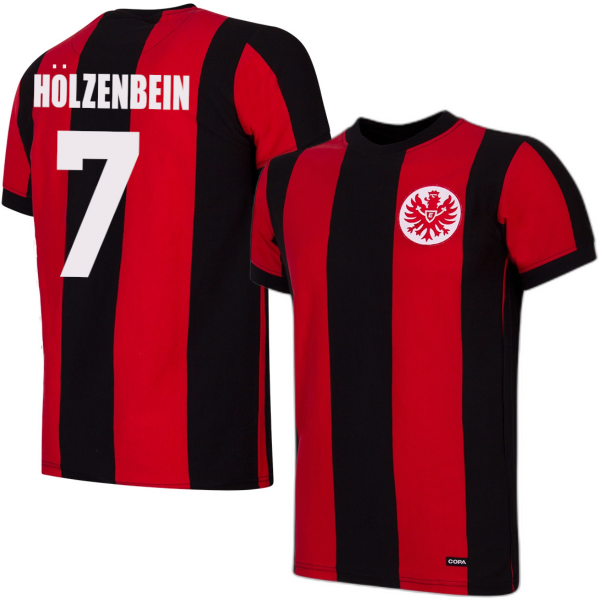 Eintracht Frankfurt Retro Football Shirt 1971-1972 + Hölzenbein 7