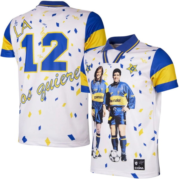 Boca Juniors Maradona Bootleg Football Shirt